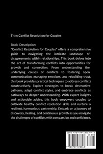 Conflict Resolution for Couples achterzijde