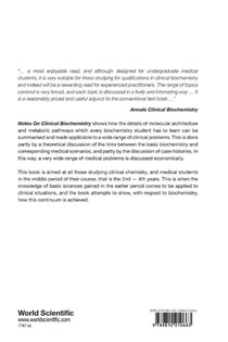 Notes On Clinical Biochemistry achterzijde
