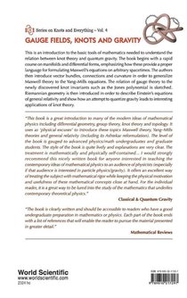 Gauge Fields, Knots And Gravity achterzijde