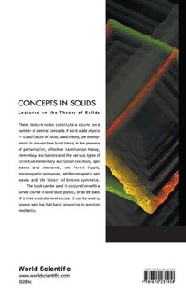 Concepts In Solids: Lectures On The Theory Of Solids achterzijde