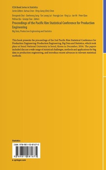 Proceedings of the Pacific Rim Statistical Conference for Production Engineering achterzijde