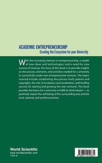 Academic Entrepreneurship: Creating The Ecosystem For Your University achterzijde