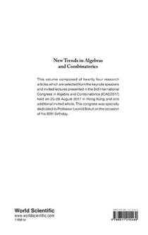 New Trends In Algebras And Combinatorics - Proceedings Of The Third International Congress In Algebras And Combinatorics (Icac2017) achterzijde