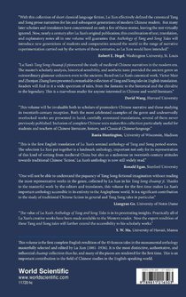 Anthology Of Tang And Song Tales: The Tang Song Chuanqi Ji Of Lu Xun achterzijde