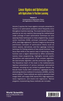 Linear Algebra And Optimization With Applications To Machine Learning - Volume Ii: Fundamentals Of Optimization Theory With Applications To Machine Learning achterzijde