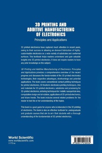 3d Printing And Additive Manufacturing Of Electronics: Principles And Applications achterzijde