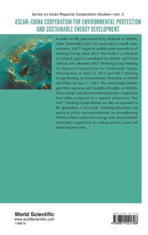 Asean-china Cooperation For Environmental Protection And Sustainable Energy Development achterzijde