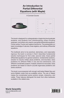 Introduction To Partial Differential Equations (With Maple), An: A Concise Course achterzijde