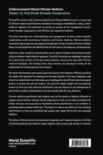 Evidence-based Clinical Chinese Medicine - Volume 12: Post-stroke Shoulder Complications achterzijde