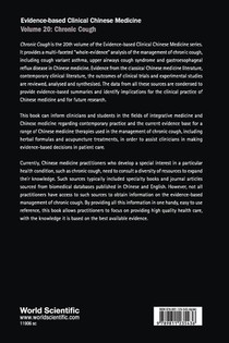 Evidence-based Clinical Chinese Medicine - Volume 20: Chronic Cough achterzijde