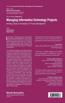 Managing Information Technology Projects: Building A Body Of Knowledge In It Project Management achterzijde