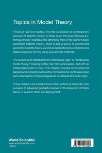 TOPICS IN MODEL THEORY achterzijde