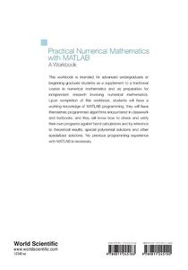 Practical Numerical Mathematics With Matlab: A Workbook achterzijde