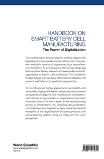 Handbook On Smart Battery Cell Manufacturing: The Power Of Digitalization achterzijde