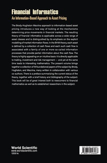 Financial Informatics: An Information-based Approach To Asset Pricing achterzijde