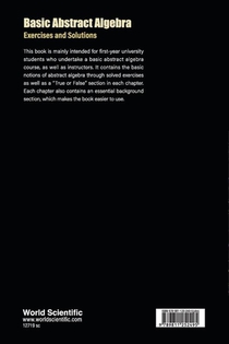 Basic Abstract Algebra: Exercises And Solutions achterzijde