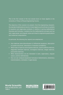 Linear Algebra I: Basic Concepts achterzijde