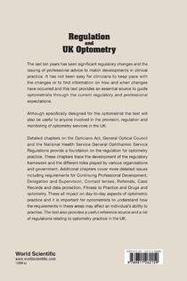 Regulation And Uk Optometry achterzijde