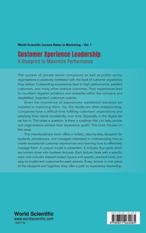 Customer Xperience Leadership: A Blueprint To Maximize Performance achterzijde