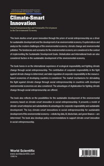 Climate-smart Innovation: Social Entrepreneurship And Sustainable Development In The Environmental Economy achterzijde