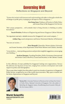 Governing Well: Reflections On Singapore And Beyond achterzijde