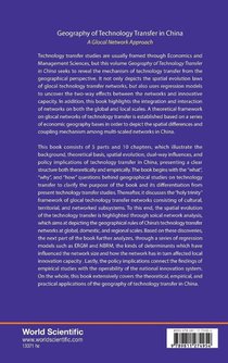 Geography Of Technology Transfer In China: A Glocal Network Approach achterzijde
