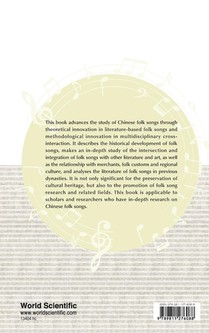 Historical Research Of Chinese Folk Songs, A achterzijde