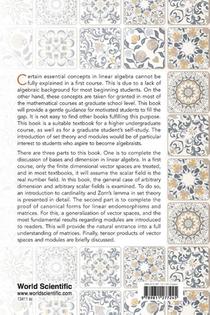 ADVANCED LINEAR ALGEBRA achterzijde