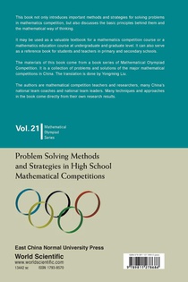 Problem Solving Methods And Strategies In High School Mathematical Competitions achterzijde