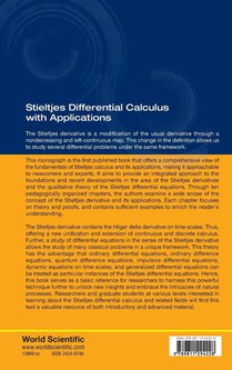 STIELTJES DIFFERENTIAL CALCULUS WITH APPLICATIONS achterzijde