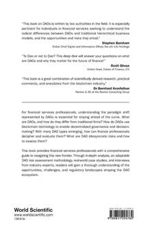 DECENTRALIZED AUTONOMOUS ORGANIZATIONS achterzijde