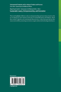 Sustainable Luxury, Entrepreneurship, and Innovation achterzijde