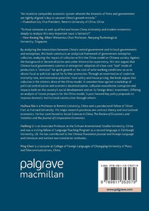 Collusion, Local Governments and Development in China achterzijde