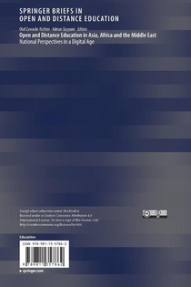 Open and Distance Education in Asia, Africa and the Middle East achterzijde