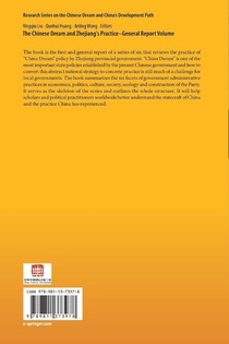 The Chinese Dream and Zhejiang’s Practice—General Report Volume achterzijde