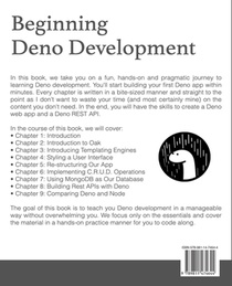 Beginning Deno Development achterzijde