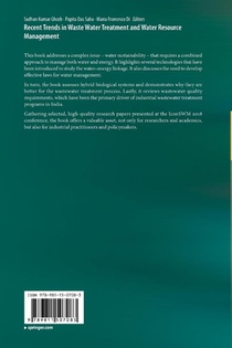 Recent Trends in Waste Water Treatment and Water Resource Management achterzijde