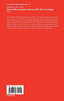 China Satellite Navigation Conference (CSNC 2021) Proceedings achterzijde