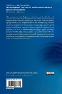 Explanatory Models, Unit Standards, and Personalized Learning in Educational Measurement achterzijde