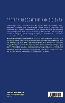 Pattern Recognition And Big Data achterzijde