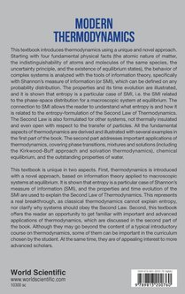 Modern Thermodynamics achterzijde