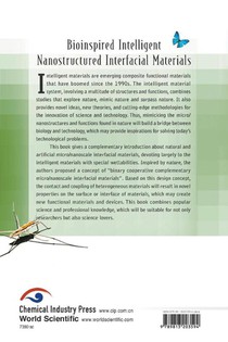Bioinspired Intelligent Nanostructured Interfacial Materials achterzijde