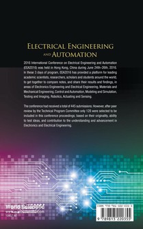 Electrical Engineering And Automation - Proceedings Of The International Conference On Electrical Engineering And Automation (Eea2016) achterzijde