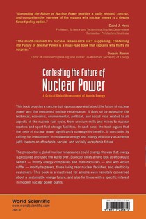 Contesting The Future Of Nuclear Power: A Critical Global Assessment Of Atomic Energy achterzijde