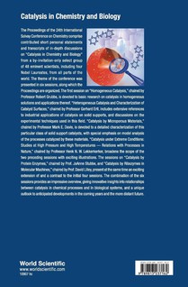 Catalysis In Chemistry And Biology - Proceedings Of The 24th International Solvay Conference On Chemistry achterzijde