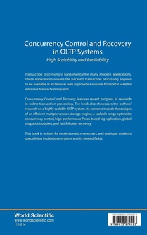 Concurrency Control And Recovery In Oltp Systems: High Scalability And Availability achterzijde