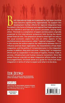 Engaging East Asian Integration achterzijde