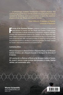Forces Of The Quantum Vacuum: An Introduction To Casimir Physics achterzijde