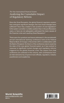 New International Financial System, The: Analyzing The Cumulative Impact Of Regulatory Reform achterzijde