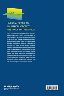 Linear Algebra As An Introduction To Abstract Mathematics achterzijde